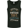 Premium Vintage 42nd Birthday 1981 Mens Vest Tank Top Black