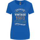 Premium Vintage 43rd Birthday 1980 Womens Wider Cut T-Shirt Royal Blue