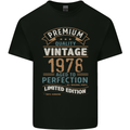 Premium Vintage 45th Birthday 1978 Mens Cotton T-Shirt Tee Top Black