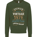 Premium Vintage 45th Birthday 1978 Mens Sweatshirt Jumper Forest Green