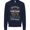 Premium Vintage 45th Birthday 1978 Mens Sweatshirt Jumper Navy Blue
