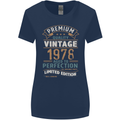 Premium Vintage 45th Birthday 1978 Womens Wider Cut T-Shirt Navy Blue