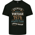 Premium Vintage 47th Birthday 1976 Mens Cotton T-Shirt Tee Top Black