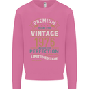 Premium Vintage 47th Birthday 1976 Mens Sweatshirt Jumper Azalea