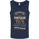 Premium Vintage 47th Birthday 1976 Mens Vest Tank Top Navy Blue