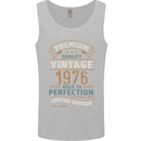 Premium Vintage 47th Birthday 1976 Mens Vest Tank Top Sports Grey