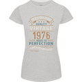 Premium Vintage 47th Birthday 1976 Womens Petite Cut T-Shirt Sports Grey