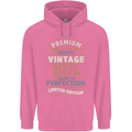 Premium Vintage 49th Birthday 1974 Mens 80% Cotton Hoodie Azelea