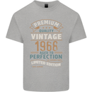 Premium Vintage 55th Birthday 1968 Mens Cotton T-Shirt Tee Top Sports Grey
