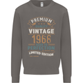 Premium Vintage 55th Birthday 1968 Mens Sweatshirt Jumper Charcoal