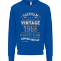 Premium Vintage 55th Birthday 1968 Mens Sweatshirt Jumper Royal Blue