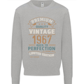 Premium Vintage 56th Birthday 1967 Mens Sweatshirt Jumper Sports Grey