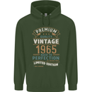 Premium Vintage 58th Birthday 1965 Mens 80% Cotton Hoodie Forest Green