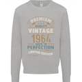 Premium Vintage 59th Birthday 1964 Mens Sweatshirt Jumper Sports Grey