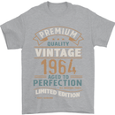 Premium Vintage 59th Birthday 1964 Mens T-Shirt 100% Cotton Sports Grey