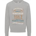 Premium Vintage 61st Birthday 1962 Mens Sweatshirt Jumper Sports Grey