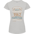 Premium Vintage 61st Birthday 1962 Womens Petite Cut T-Shirt Sports Grey