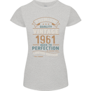 Premium Vintage 62nd Birthday 1961 Womens Petite Cut T-Shirt Sports Grey