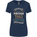 Premium Vintage 63rd Birthday 1960 Womens Wider Cut T-Shirt Navy Blue