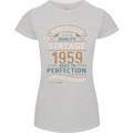 Premium Vintage 64th Birthday 1959 Womens Petite Cut T-Shirt Sports Grey