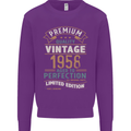 Premium Vintage 65th Birthday 1958 Mens Sweatshirt Jumper Purple