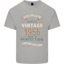 Premium Vintage 67th Birthday 1956 Mens Cotton T-Shirt Tee Top Sports Grey