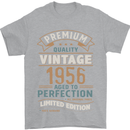 Premium Vintage 67th Birthday 1956 Mens T-Shirt 100% Cotton Sports Grey