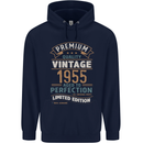 Premium Vintage 68th Birthday 1955 Mens 80% Cotton Hoodie Navy Blue