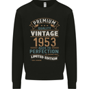Premium Vintage 70th Birthday 1953 Mens Sweatshirt Jumper Black
