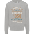 Premium Vintage 73rd Birthday 1950 Mens Sweatshirt Jumper Sports Grey