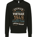 Premium Vintage 74th Birthday 1949 Mens Sweatshirt Jumper Black