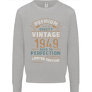 Premium Vintage 74th Birthday 1949 Mens Sweatshirt Jumper Sports Grey