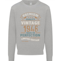 Premium Vintage 75th Birthday 1948 Mens Sweatshirt Jumper Sports Grey