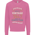 Premium Vintage 76th Birthday 1947 Mens Sweatshirt Jumper Azalea