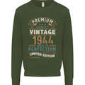Premium Vintage 79th Birthday 1944 Mens Sweatshirt Jumper Forest Green