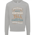 Premium Vintage 79th Birthday 1944 Mens Sweatshirt Jumper Sports Grey