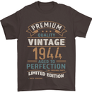 Premium Vintage 79th Birthday 1944 Mens T-Shirt 100% Cotton Dark Chocolate