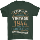 Premium Vintage 79th Birthday 1944 Mens T-Shirt 100% Cotton Forest Green