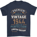 Premium Vintage 79th Birthday 1944 Mens T-Shirt 100% Cotton Navy Blue