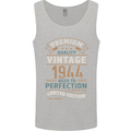 Premium Vintage 79th Birthday 1944 Mens Vest Tank Top Sports Grey