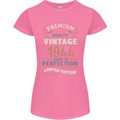 Premium Vintage 79th Birthday 1944 Womens Petite Cut T-Shirt Azalea