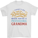 Professional Grandma Funny Retirement Retired Mens T-Shirt 100% Cotton White
