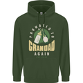 Promoted to Grandad Est. 2022 Childrens Kids Hoodie Forest Green