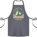 Promoted to Grandad Est. 2022 Cotton Apron 100% Organic Steel