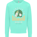 Promoted to Grandad Est. 2022 Kids Sweatshirt Jumper Peppermint