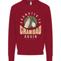 Promoted to Grandad Est. 2022 Kids Sweatshirt Jumper Red