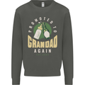 Promoted to Grandad Est. 2022 Kids Sweatshirt Jumper Storm Grey