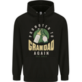 Promoted to Grandad Est. 2022 Mens 80% Cotton Hoodie Black