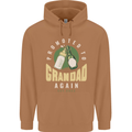 Promoted to Grandad Est. 2022 Mens 80% Cotton Hoodie Caramel Latte