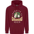 Promoted to Grandad Est. 2022 Mens 80% Cotton Hoodie Maroon